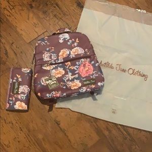 Matilda Jane backpack and wallet NEW
